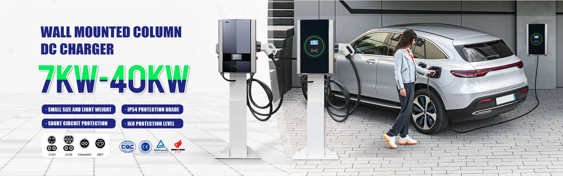Chargeur mobile mobile DC EV portable
